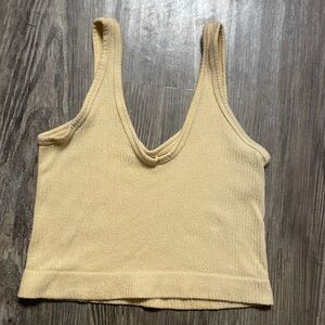 Urban Outfitters Out From Under yellow ribbed bralette
